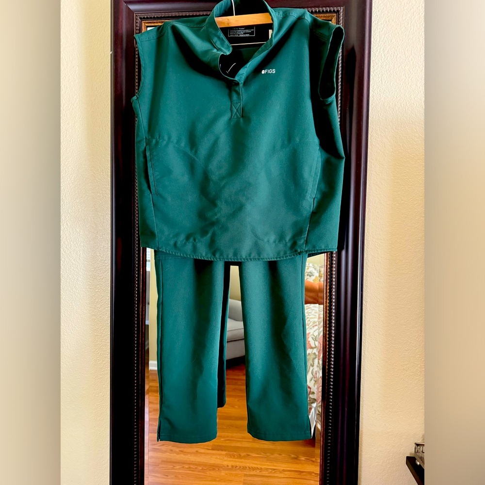 Sold out British Racing Green Figs Set Rafaela top xxs